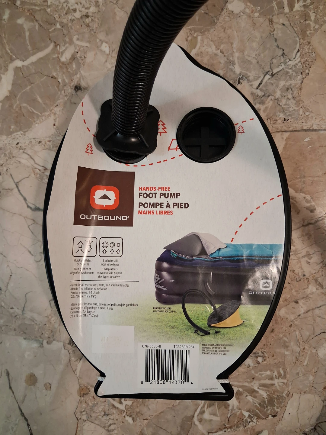 OUTBOUND Hands-Free Foot Pump - photo 2