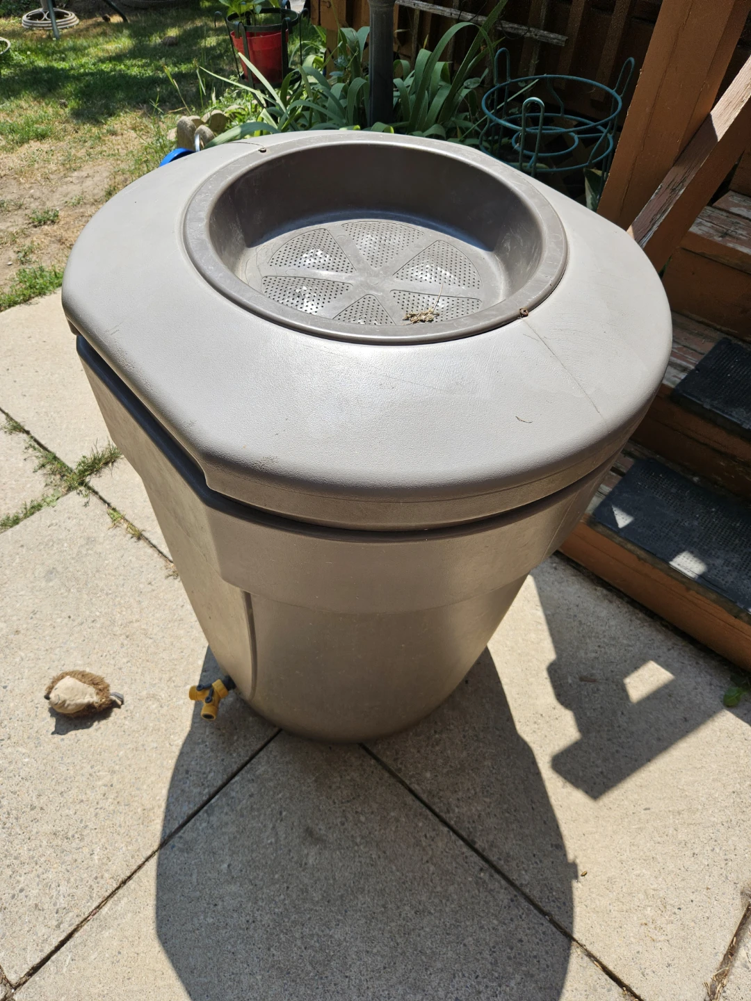 Large rain  barrel