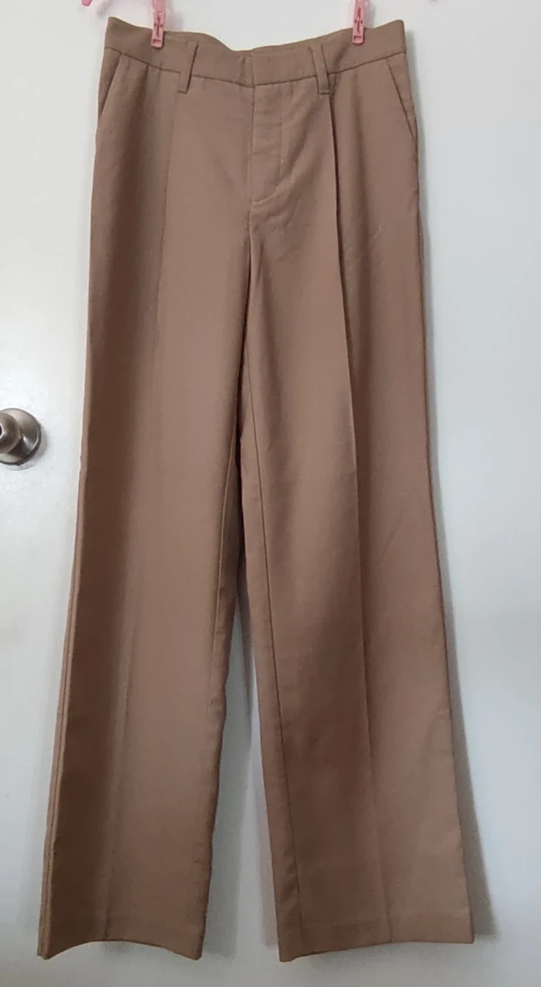 Oak + Fort Petite Beige Dress Pant