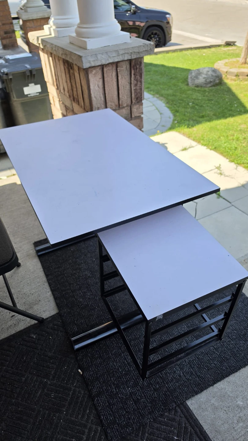Drafting Craft Table Office Desk, Adjustable Height Angles - photo 2