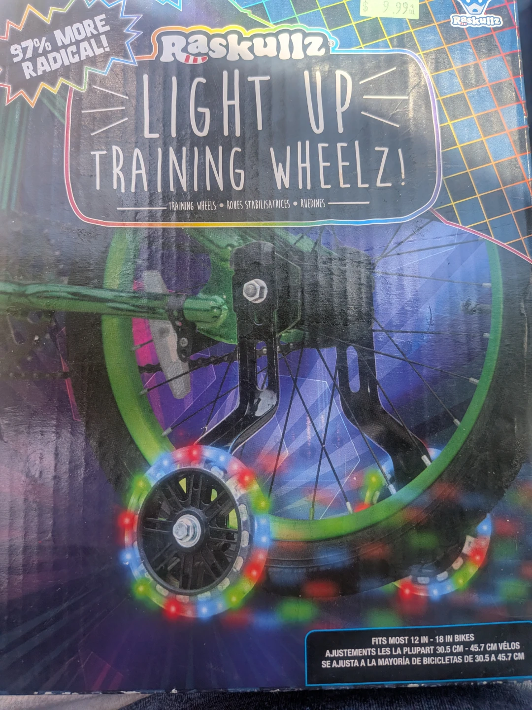 Raskullz Light Up Training Wheelz