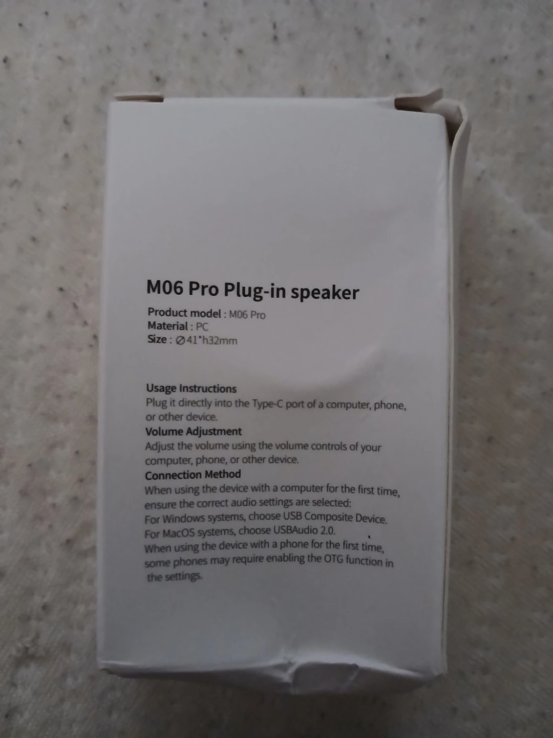 Translucent Black M06 Pro Plug-in Speaker - photo 2