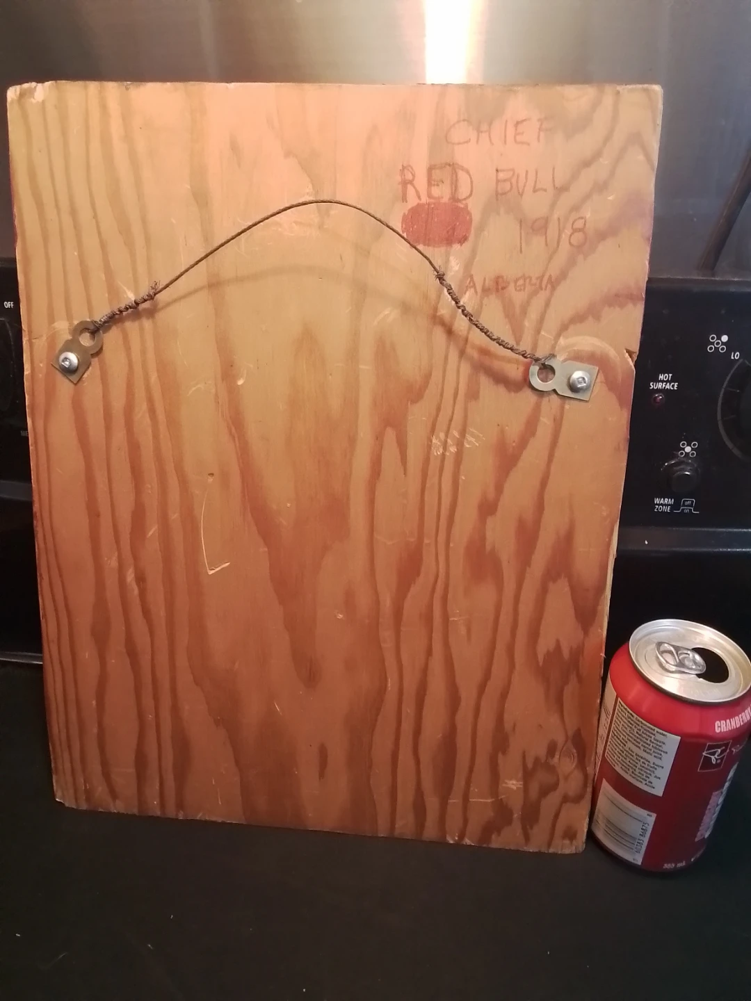 Chief Red Bull Copper Relief Wall Art - photo 4