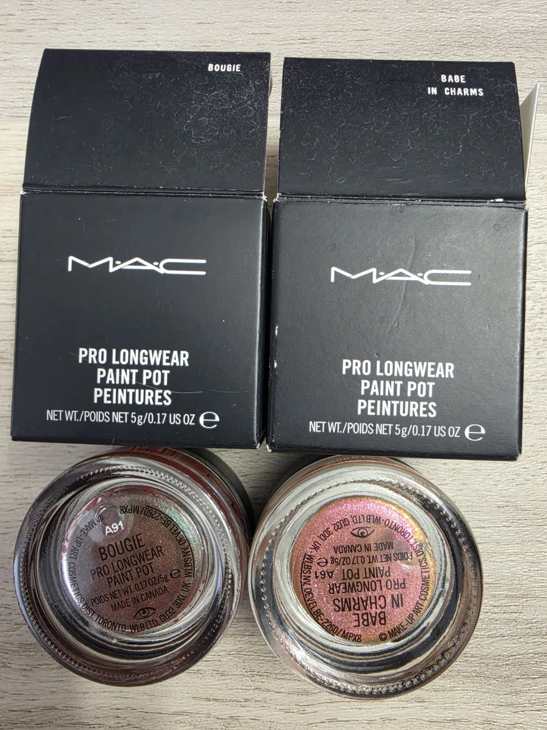 MAC Pro Longwear Paint Pot Eye Shadow (2 Shades)