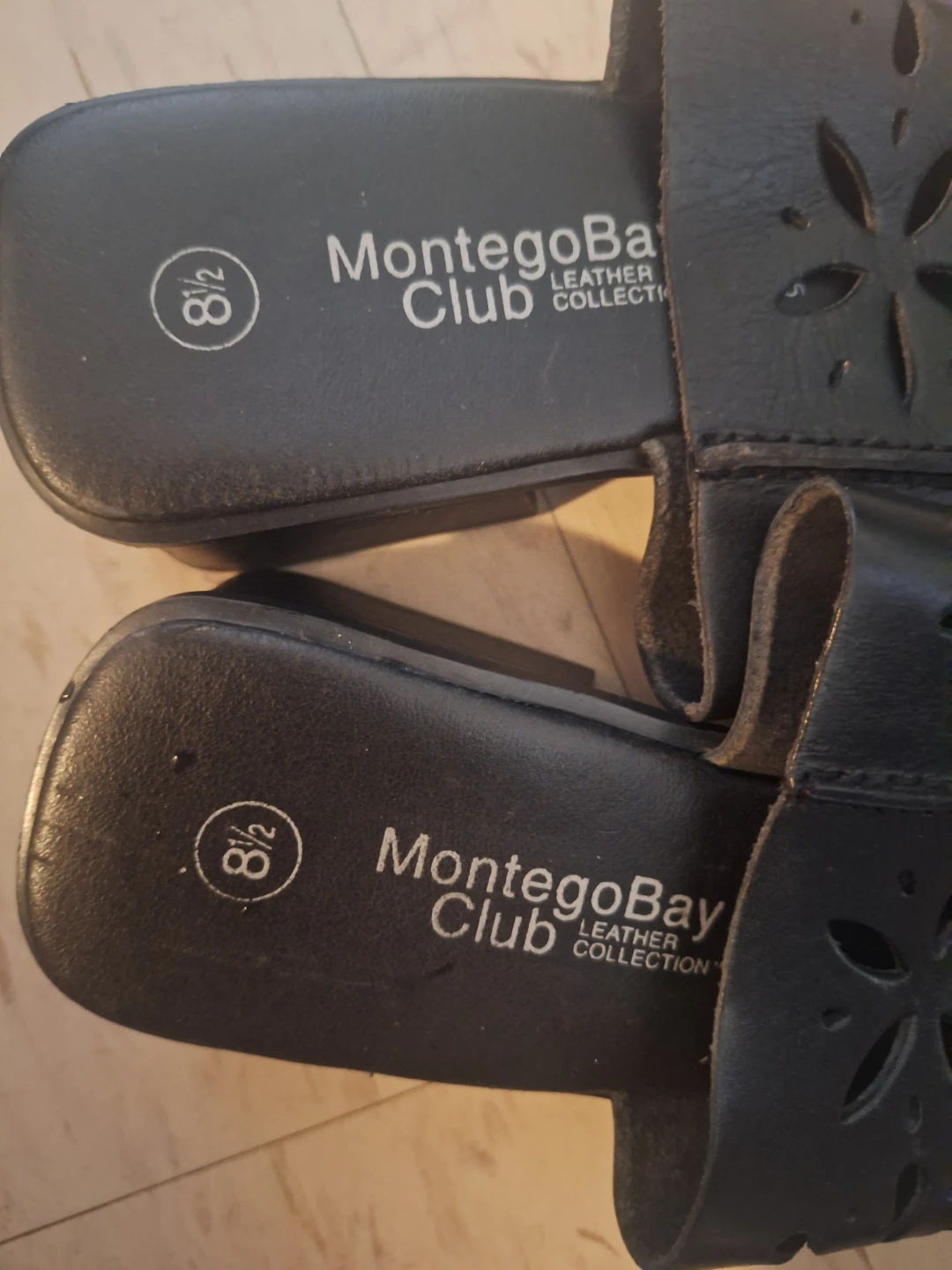 Montego Bay Club Leather Sandals Size 8.5 - photo 3