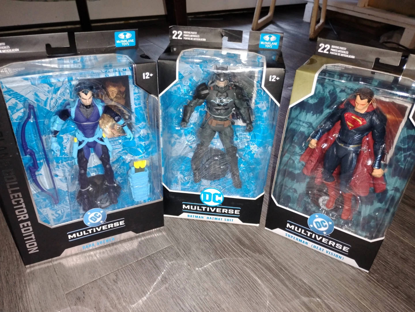 3 McFarlane collectable DC figurines