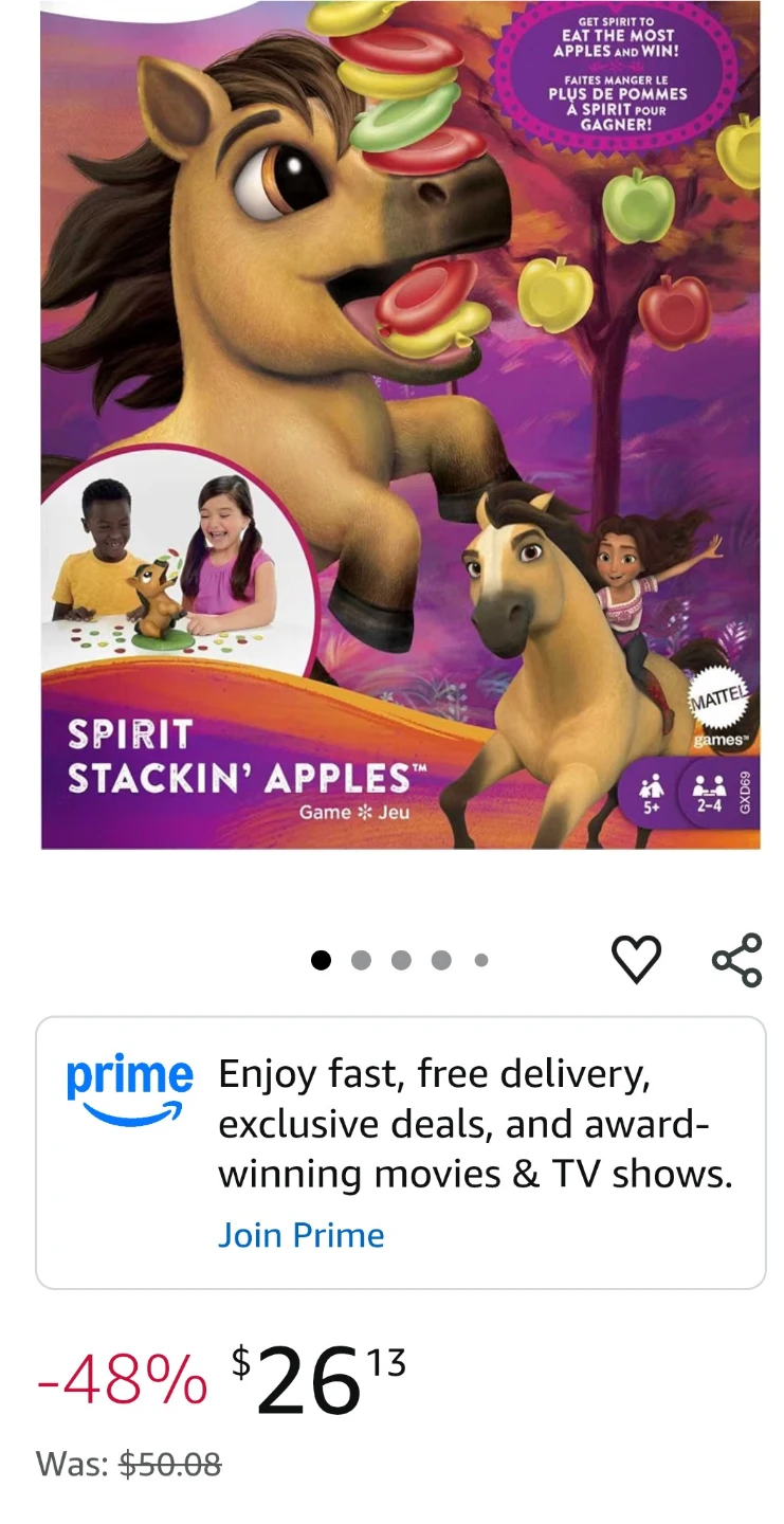 Spirit Untamed Spirit Stackin' Apples Game - photo 4