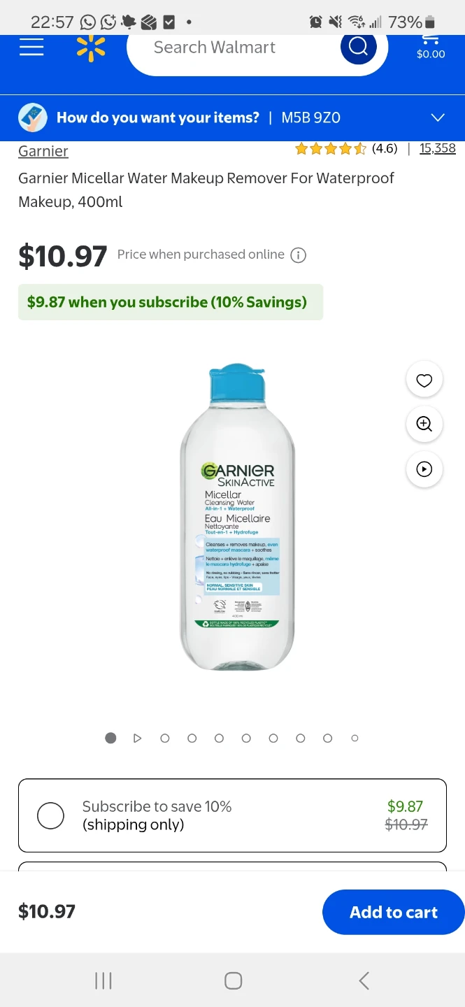 Garnier Micellar Water with Salicylic Acid, Vitamin C/ Samples - photo 2
