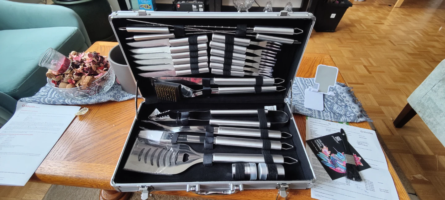 BBQ Tool Set in Aluminium Case