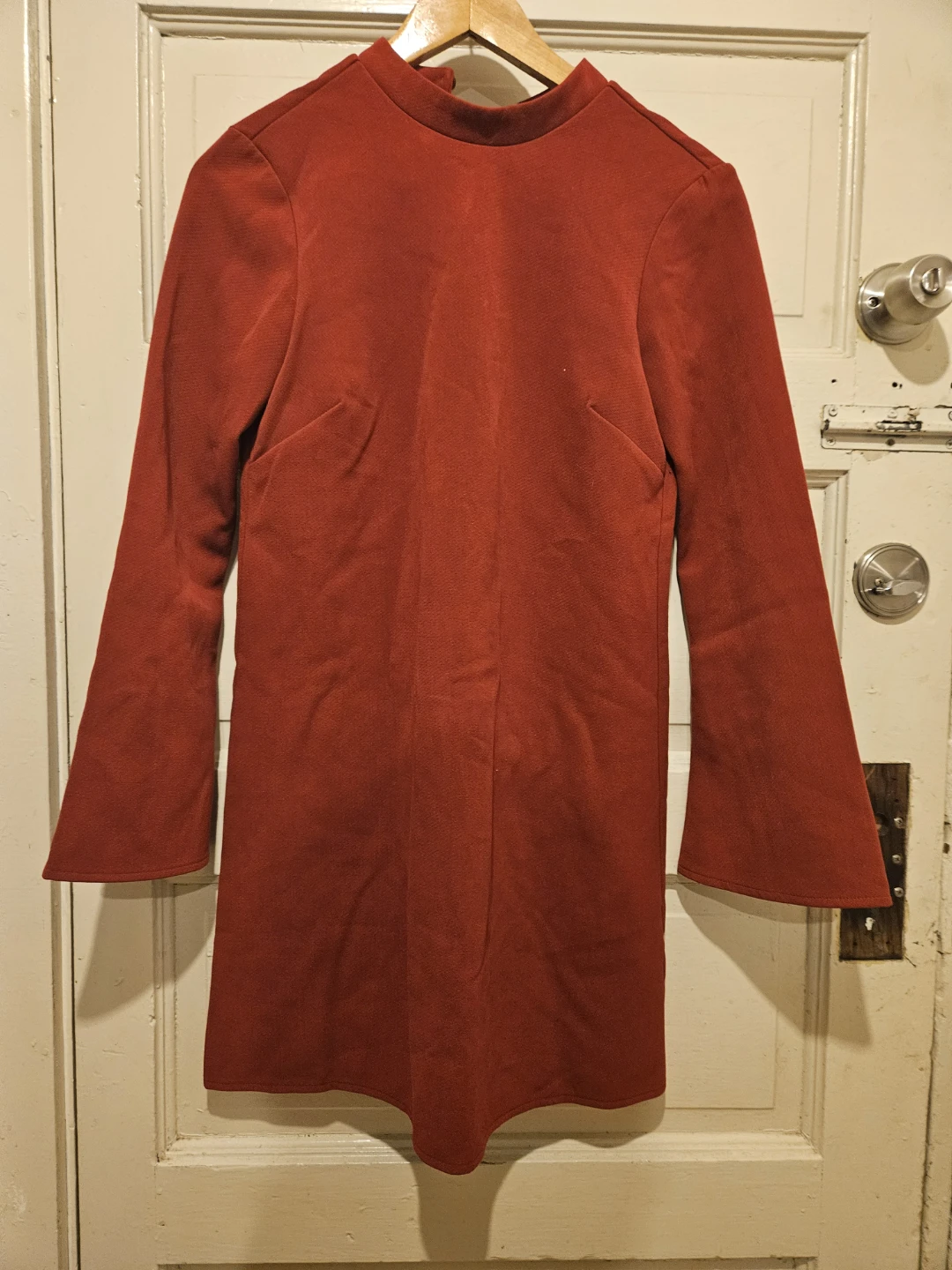 ASOS Red Flare Sleeve Dress Size 6