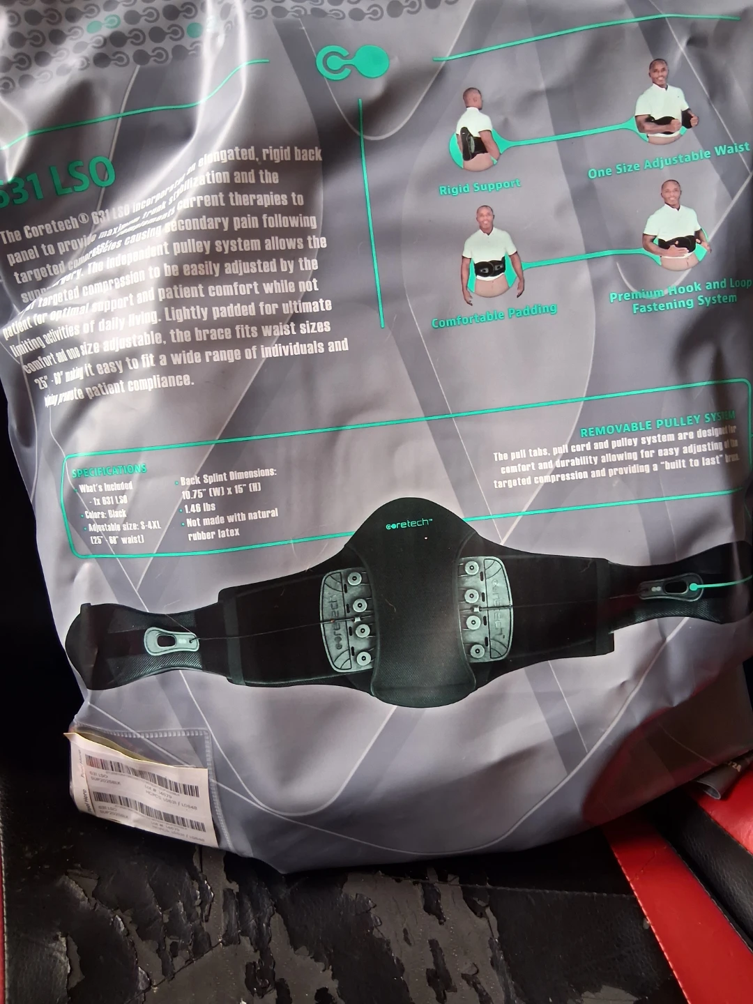 Coretech 331 LSO Back Brace - photo 2