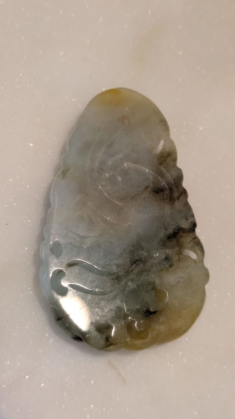Carved Jade Pendant - photo 2