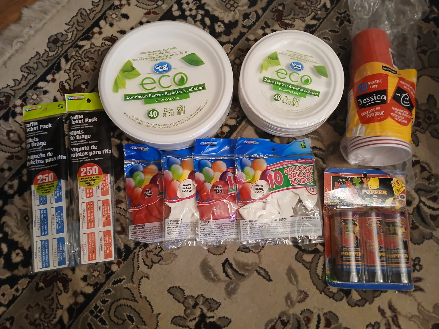 Party supplies (BNIB)