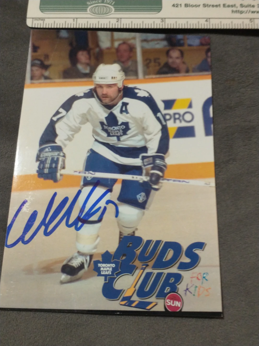 Wendel Clark Toronto Maple Leafs Signed Photo - photo 2