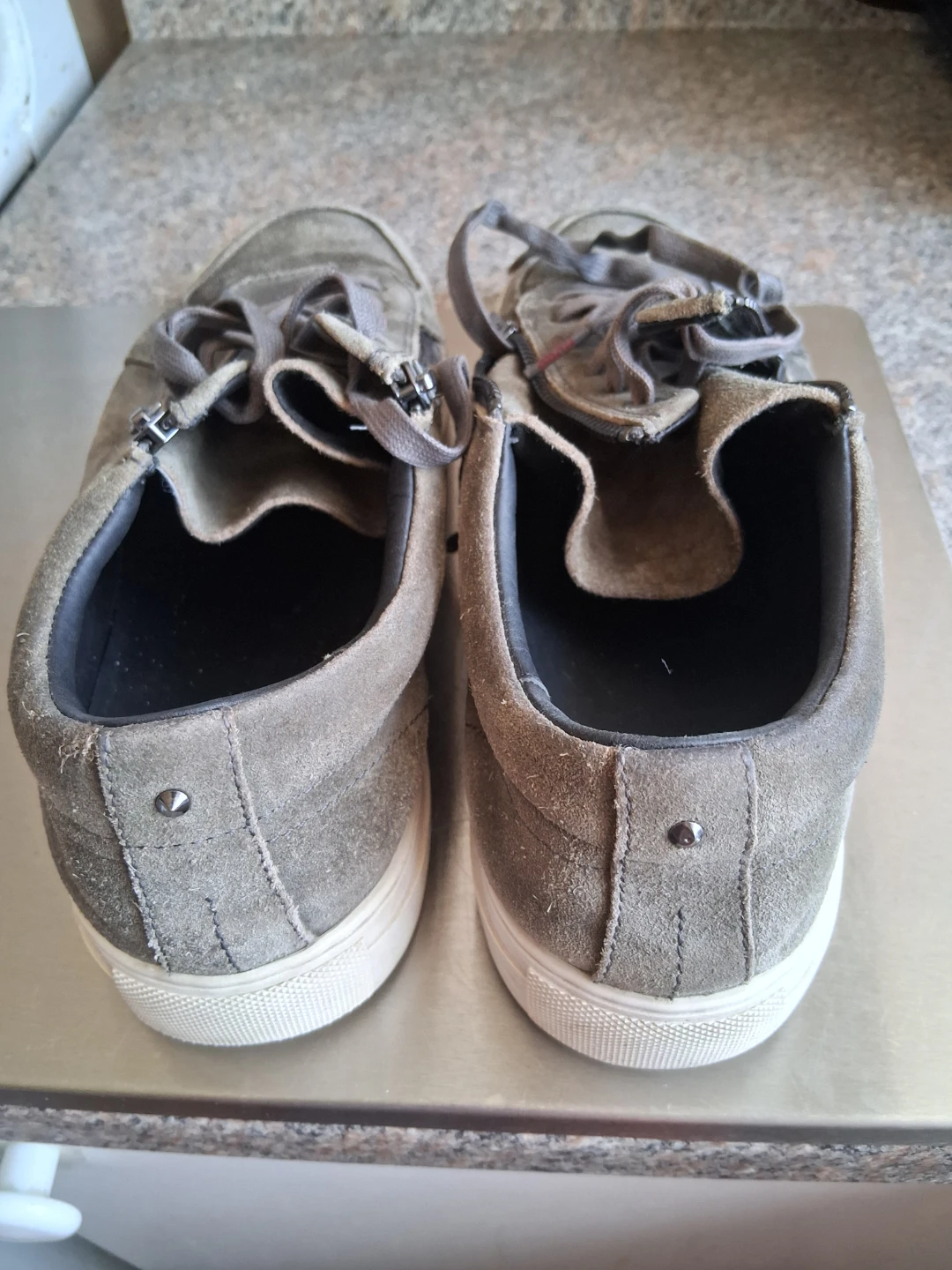HUGO BOSS Suede Zip & tie  Sneakers - photo 4