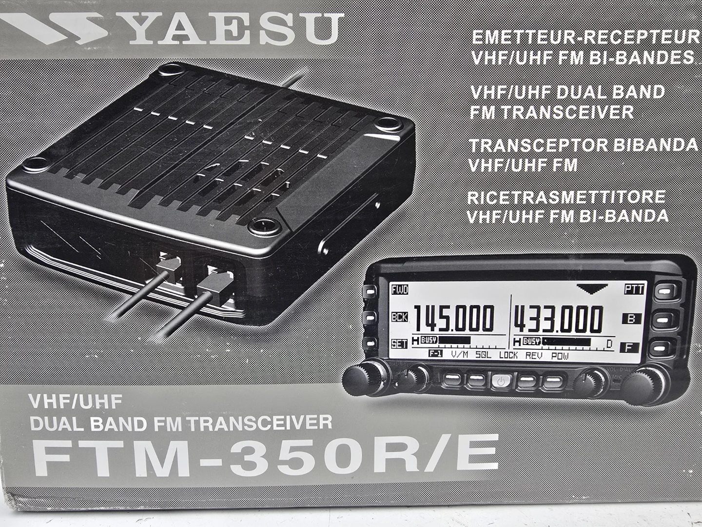Yaesu FTM-350AR/E VHF/UHF Dual Band FM Transceiver