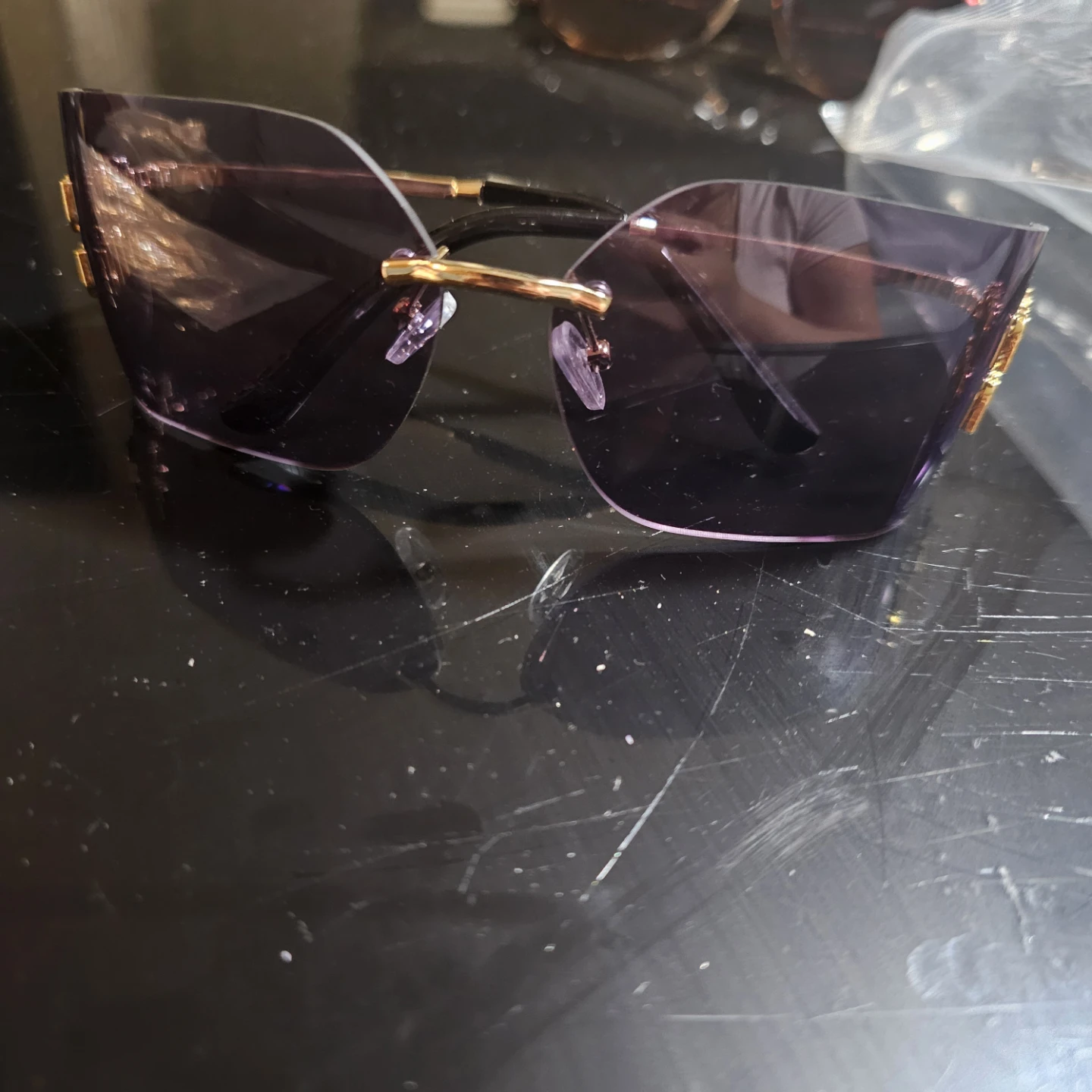 Miu Miu Rimless Square Sunglasses - photo 2