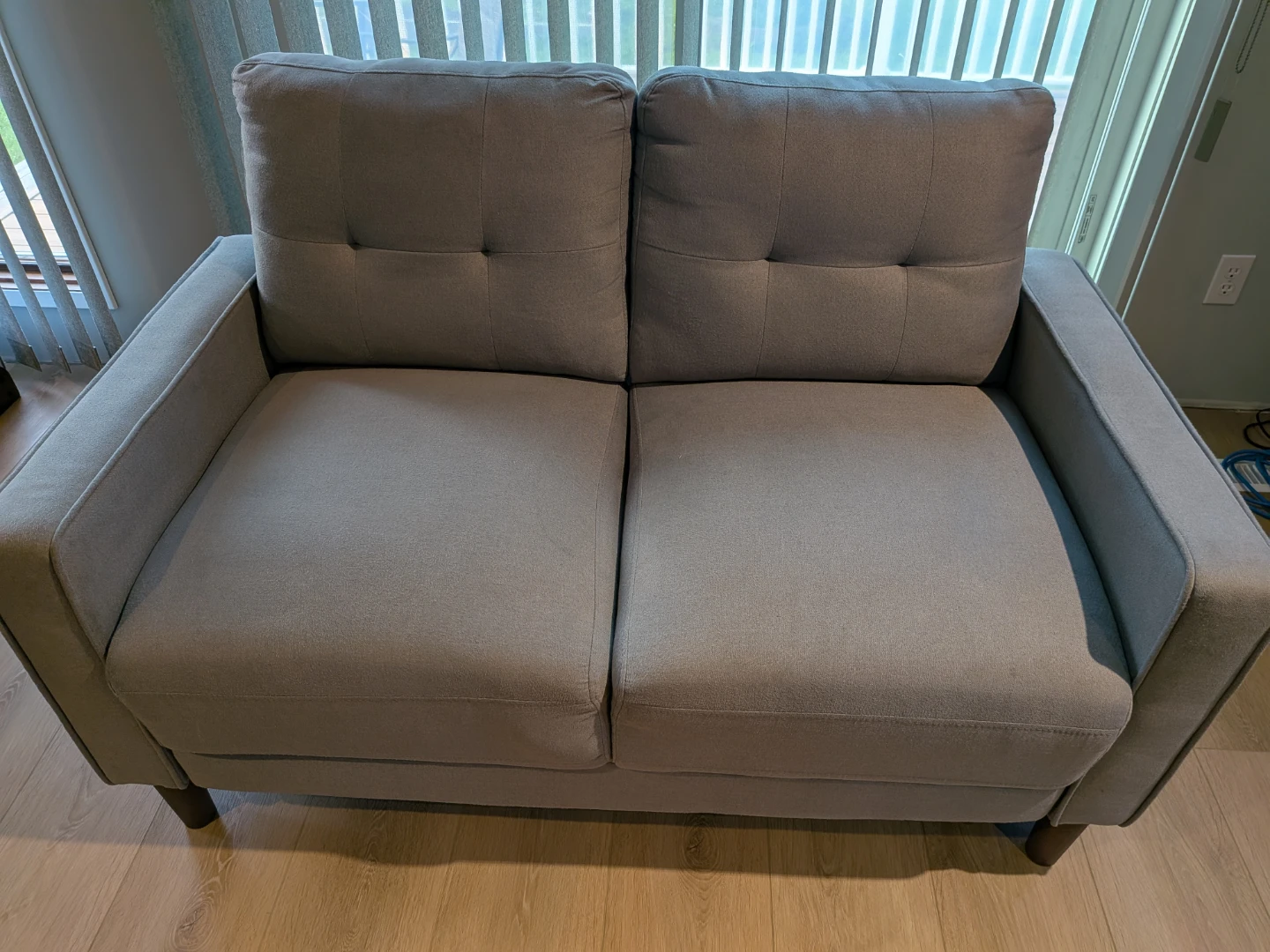 Small Grey Sofa and Chair- Easy to Disassemble - photo 2