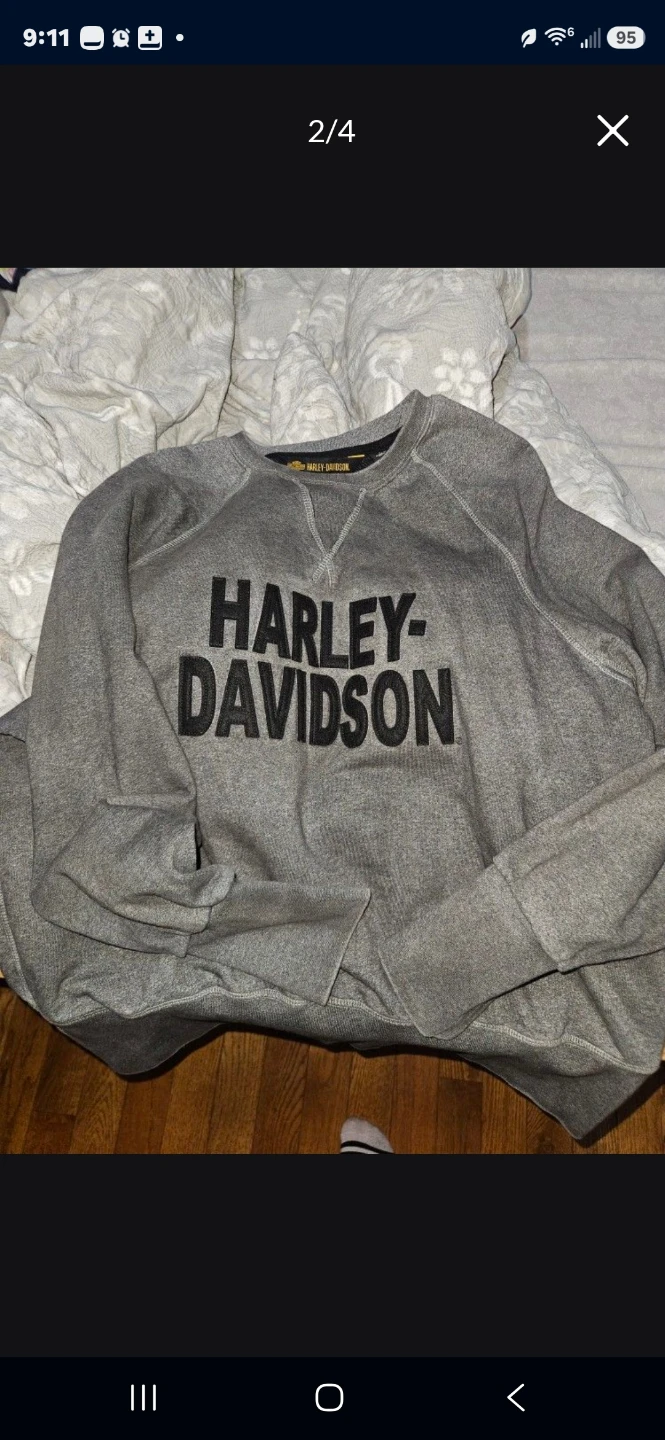 Harley-Davidson Women Gray Crewneck Sweatshirt - photo 2