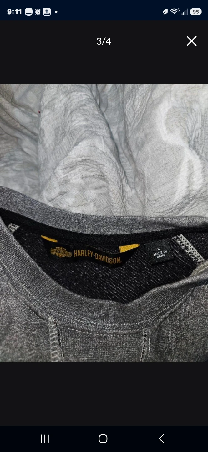 Harley-Davidson Women Gray Crewneck Sweatshirt - photo 3