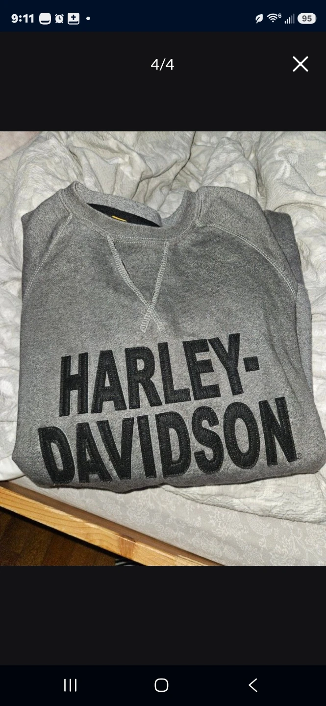 Harley-Davidson Women Gray Crewneck Sweatshirt - photo 4