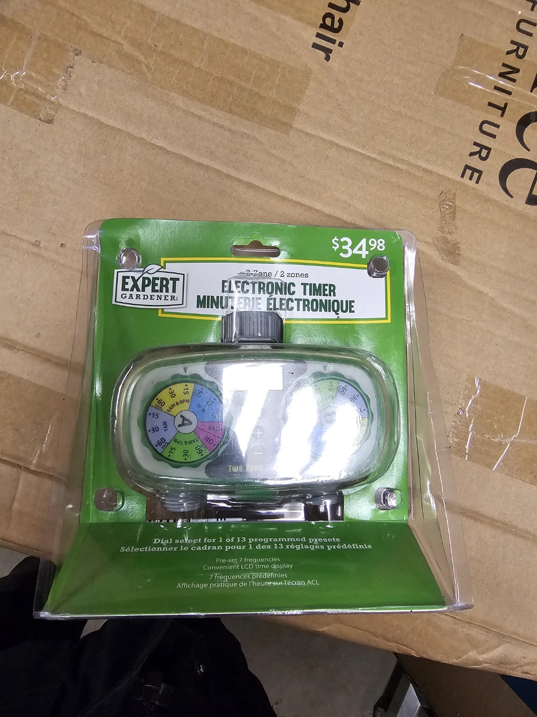 Expert Gardener 2-Zone Electronic Timer