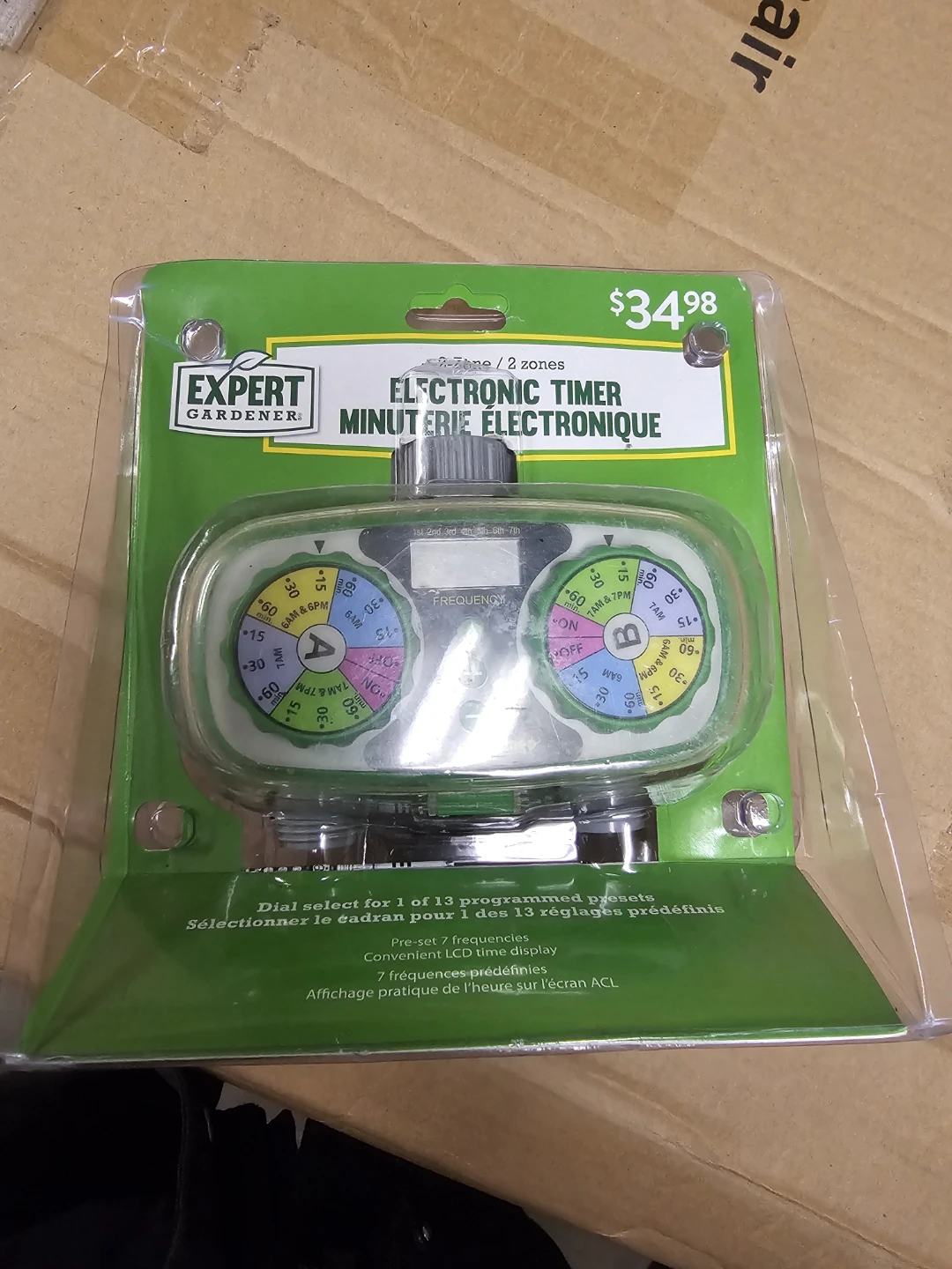 Expert Gardener 2-Zone Electronic Timer - photo 2