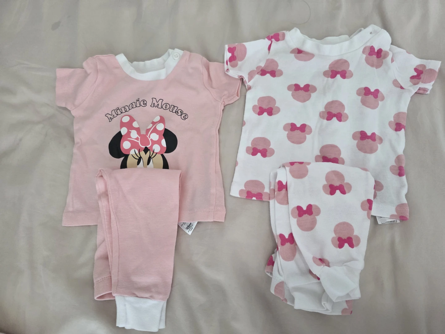 NEW Disney Minnie Mouse Baby PJ Set - 3-6 Months