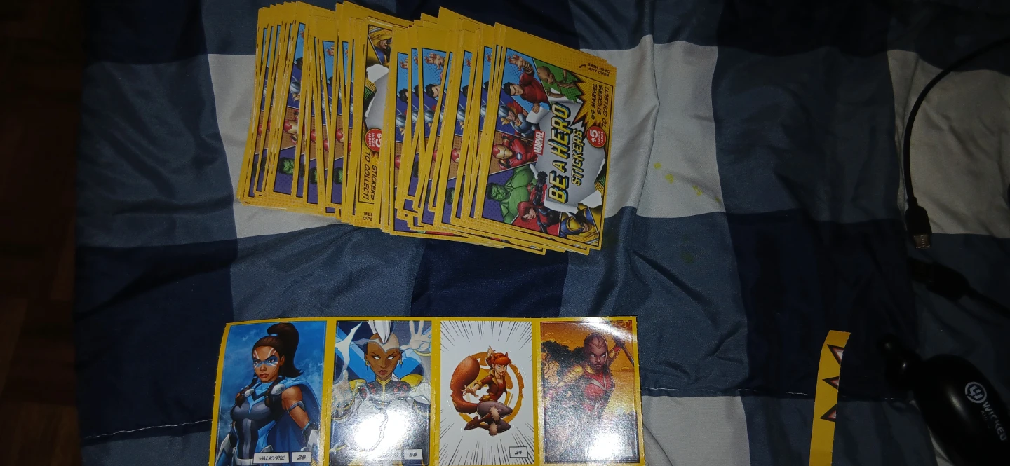 Marvel Be A Hero Stickers Collection