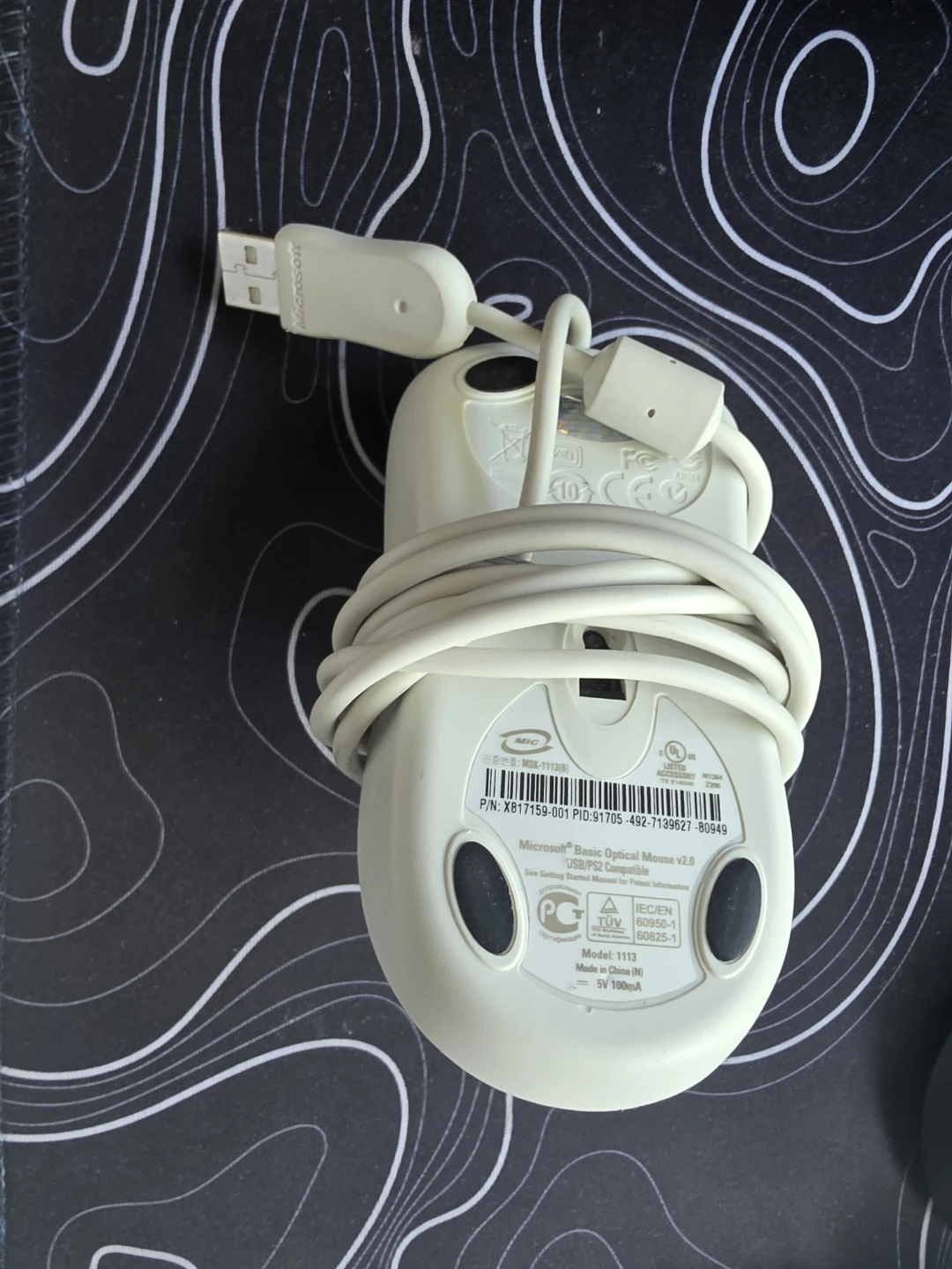 Microsoft Basic Optical Mouse v2.0 USB/PS2 Compatible - photo 2