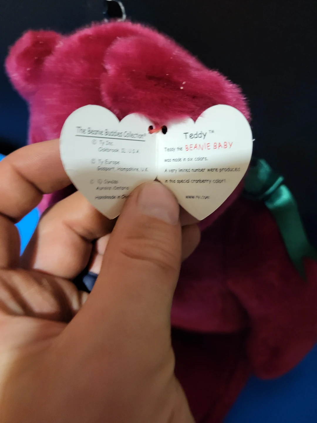 Ty Beanie Baby Teddy Bear - photo 3