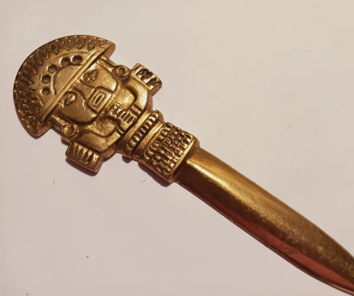 Peruvian Tumi Pre-ColombianAndean FolkArt Letter Opener