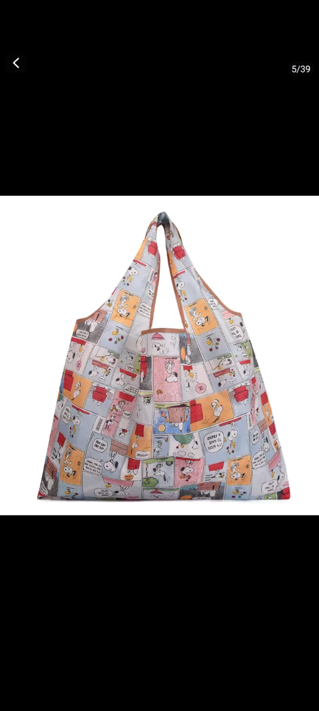 Snoopy Comic Reusable Shopping Bag