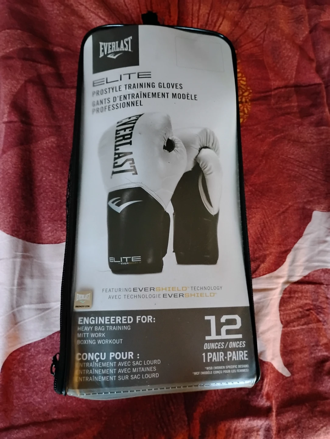 Everlast Elite Prostyle Training Gloves - 12 oz