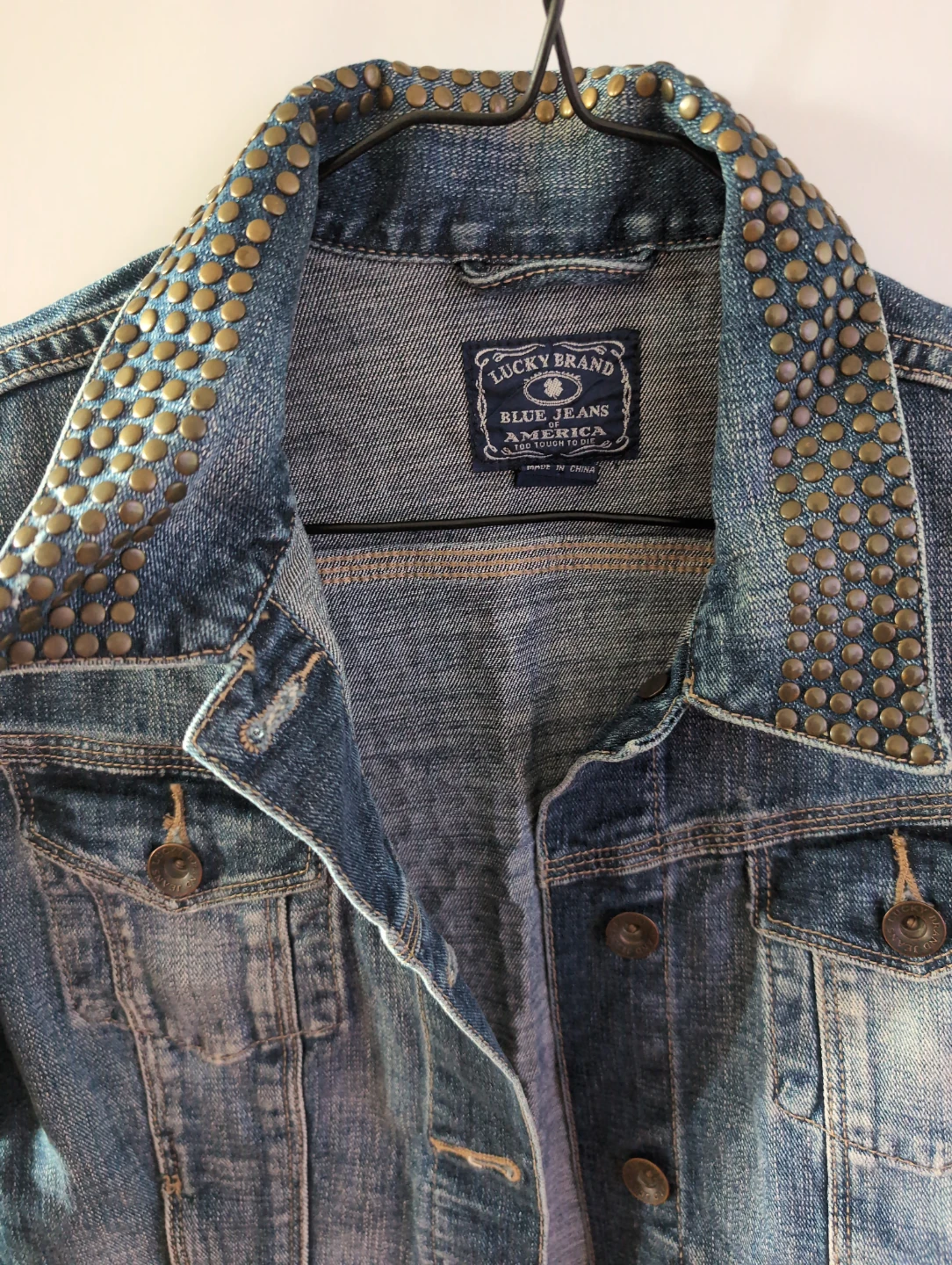 Lucky Brand Studded Denim Jacket - photo 2