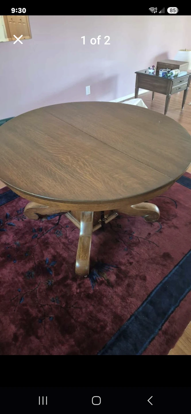 Wooden Round Dining Table