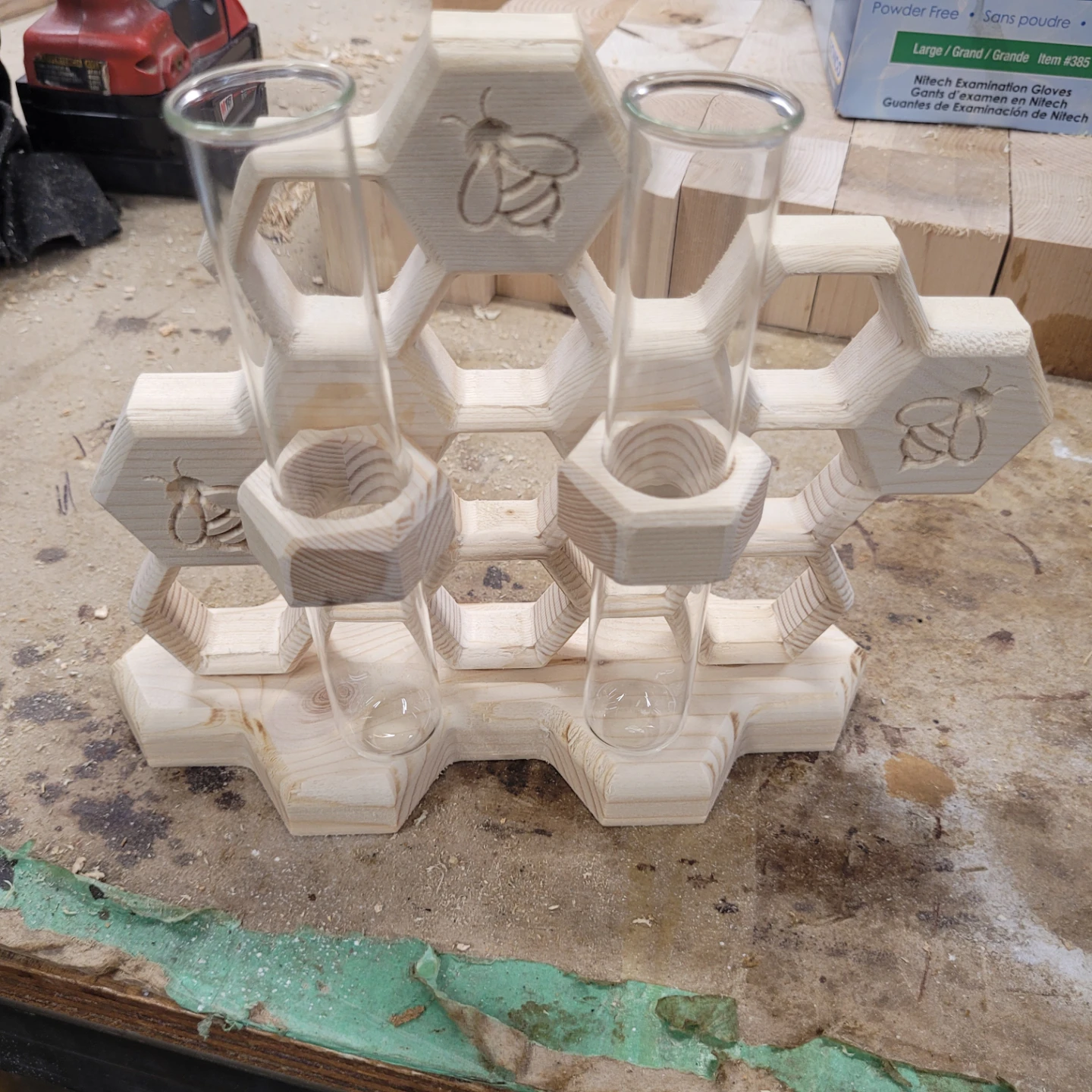 Wooden Honeycomb propagation with Bees - photo 5