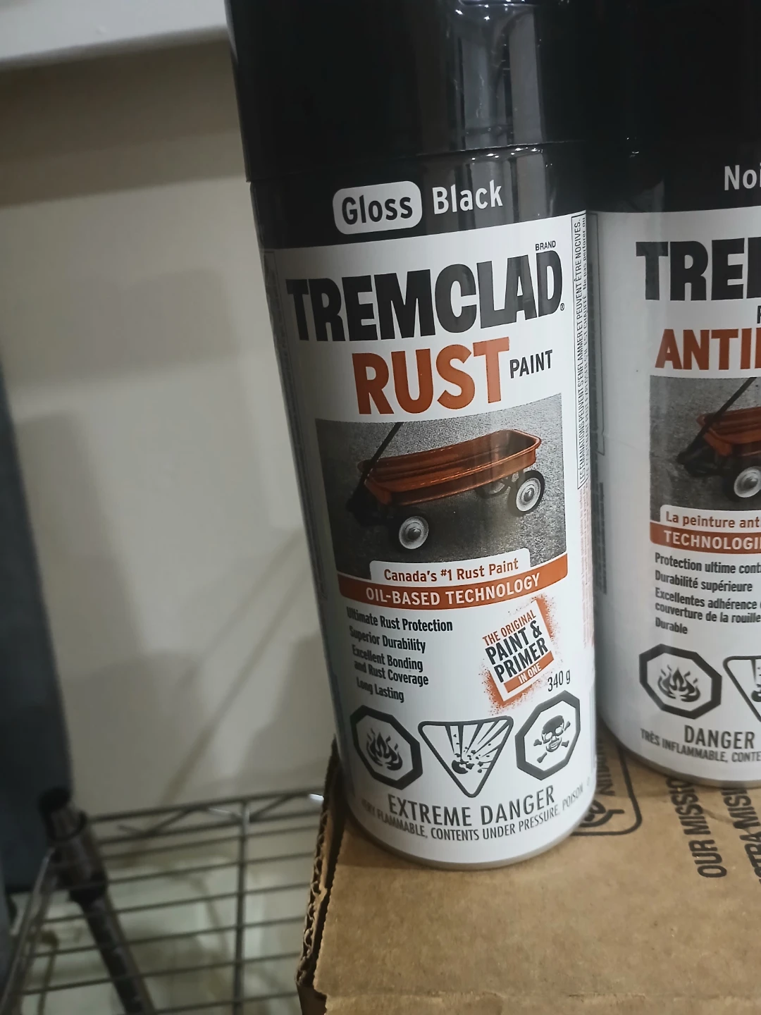 Tremclad Black Gloss - Paint+Primer 340g (4) - photo 2
