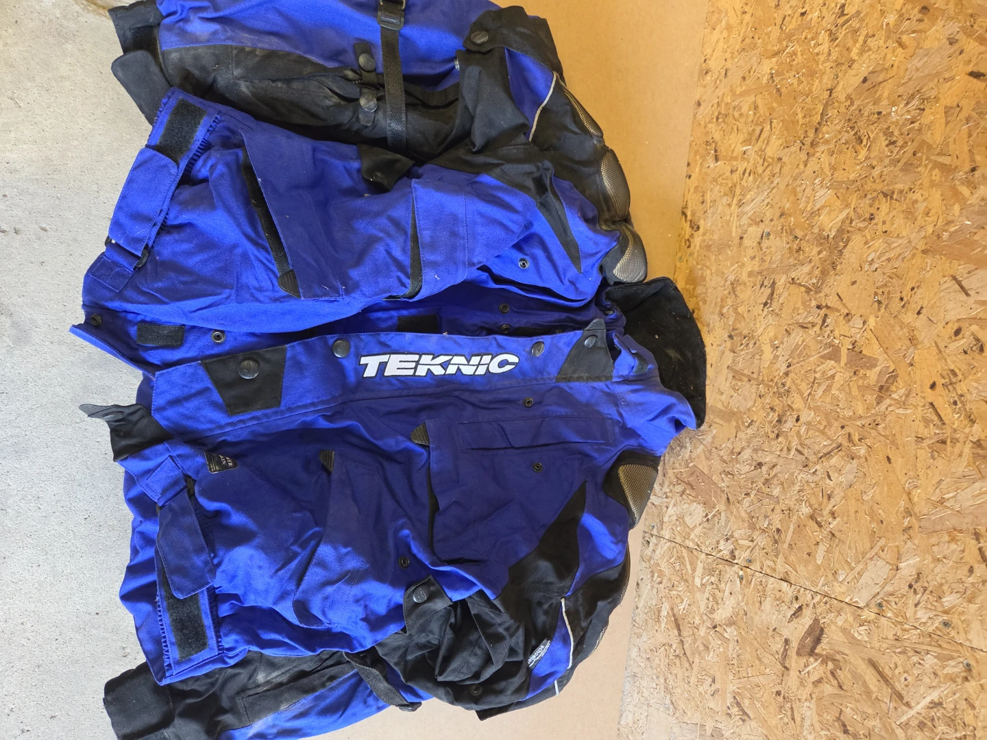 Teknic Blue Motorcycle Jacket