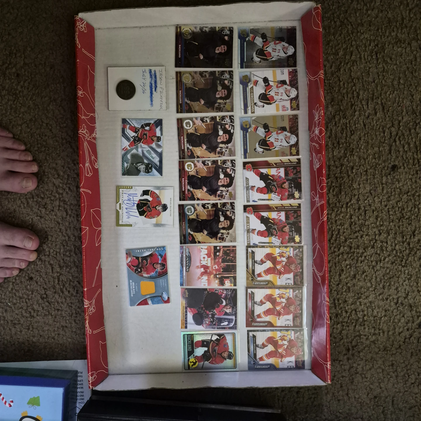 Mikael Backlund Hockey Card Collection