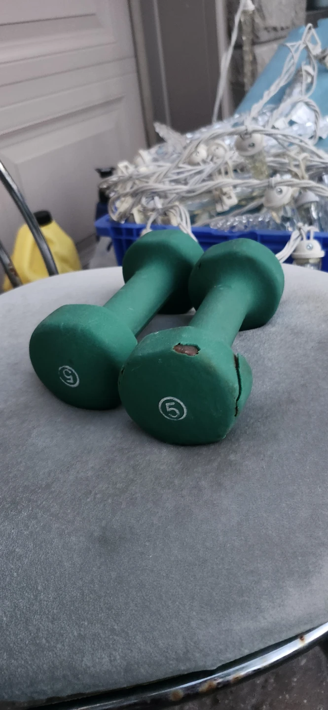 Green 5lb Dumbbells (Pair)