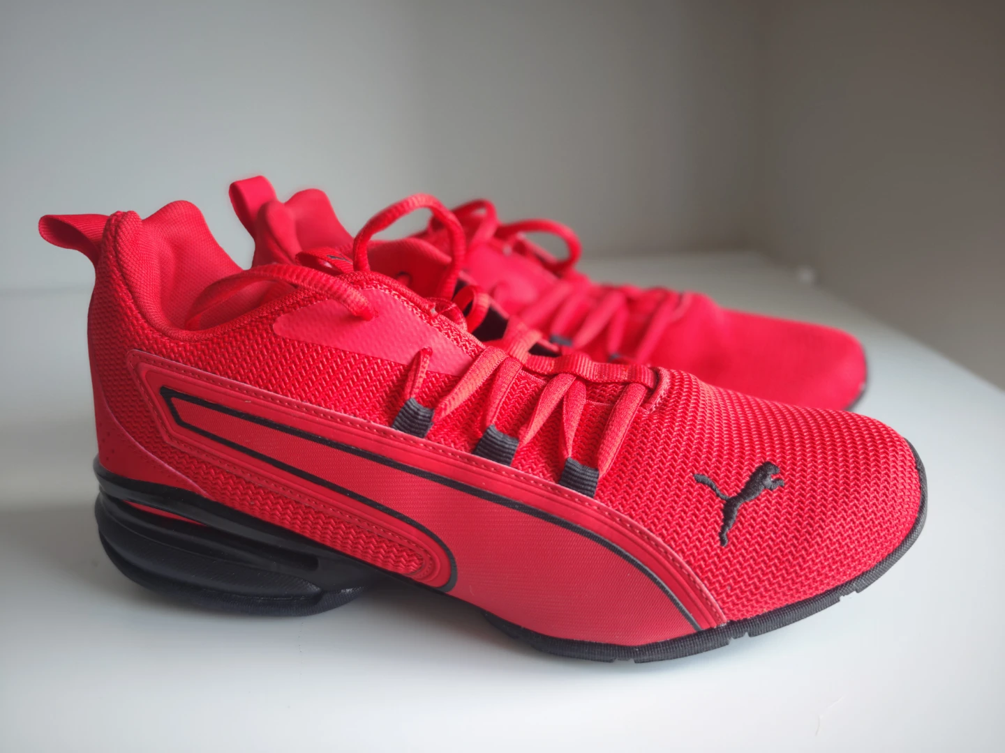 Red Puma Running Shoes