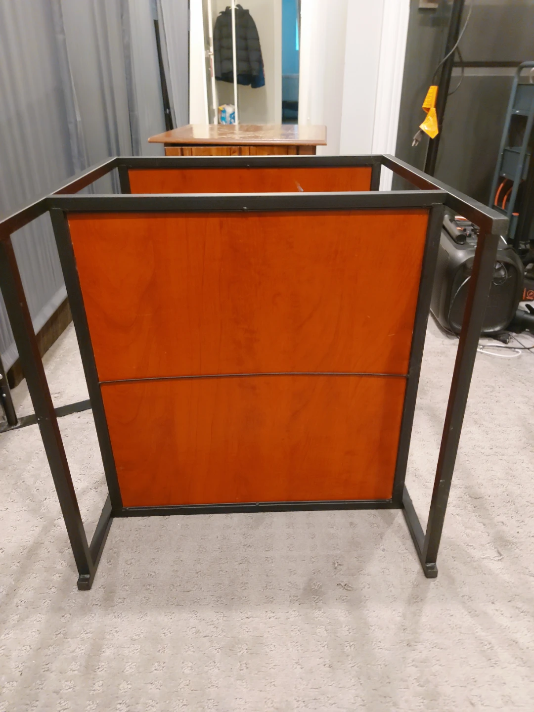 Two-Tiered End Table with Wood Shelves - photo 3