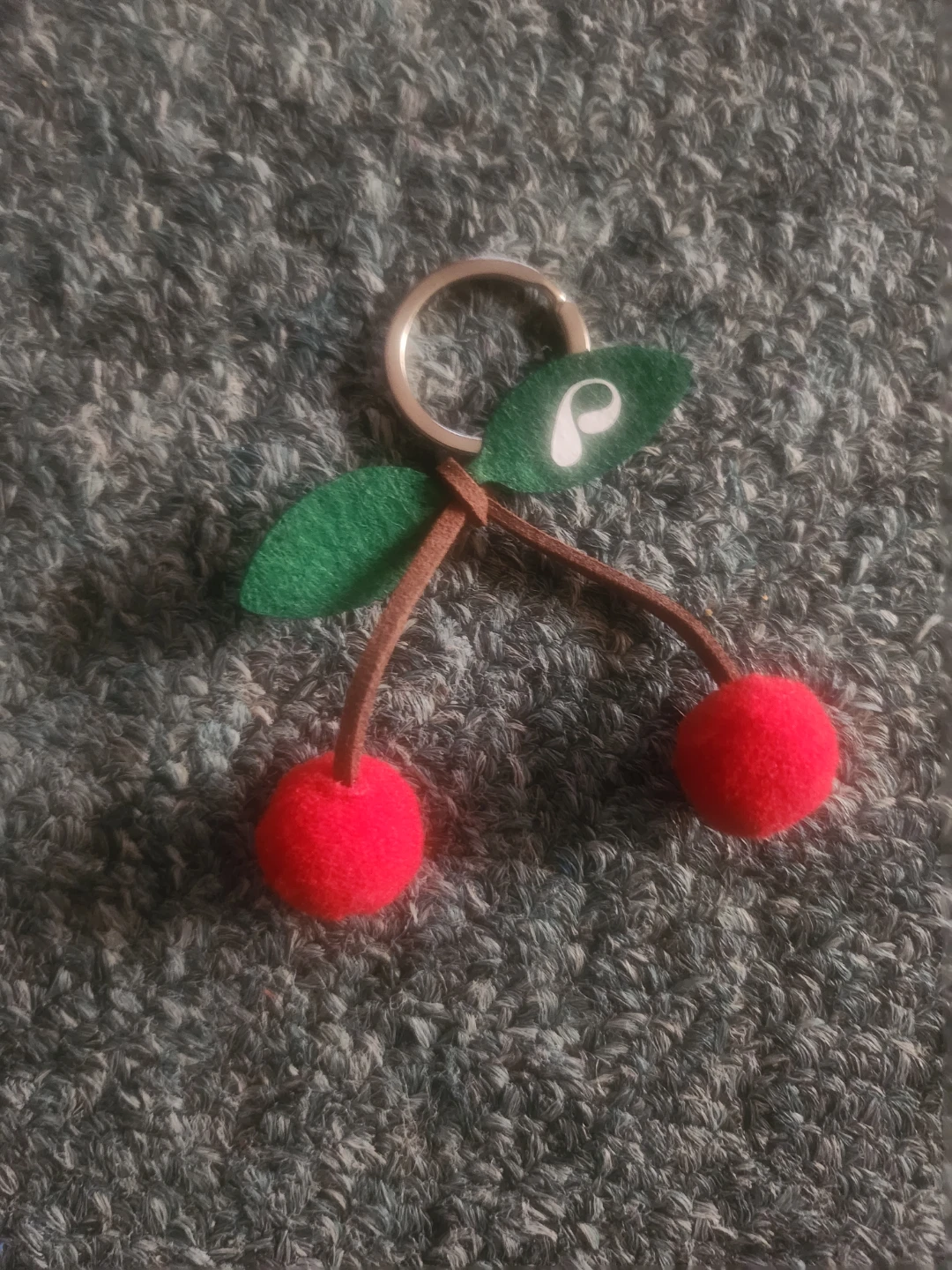 Cherry Keychain Charm