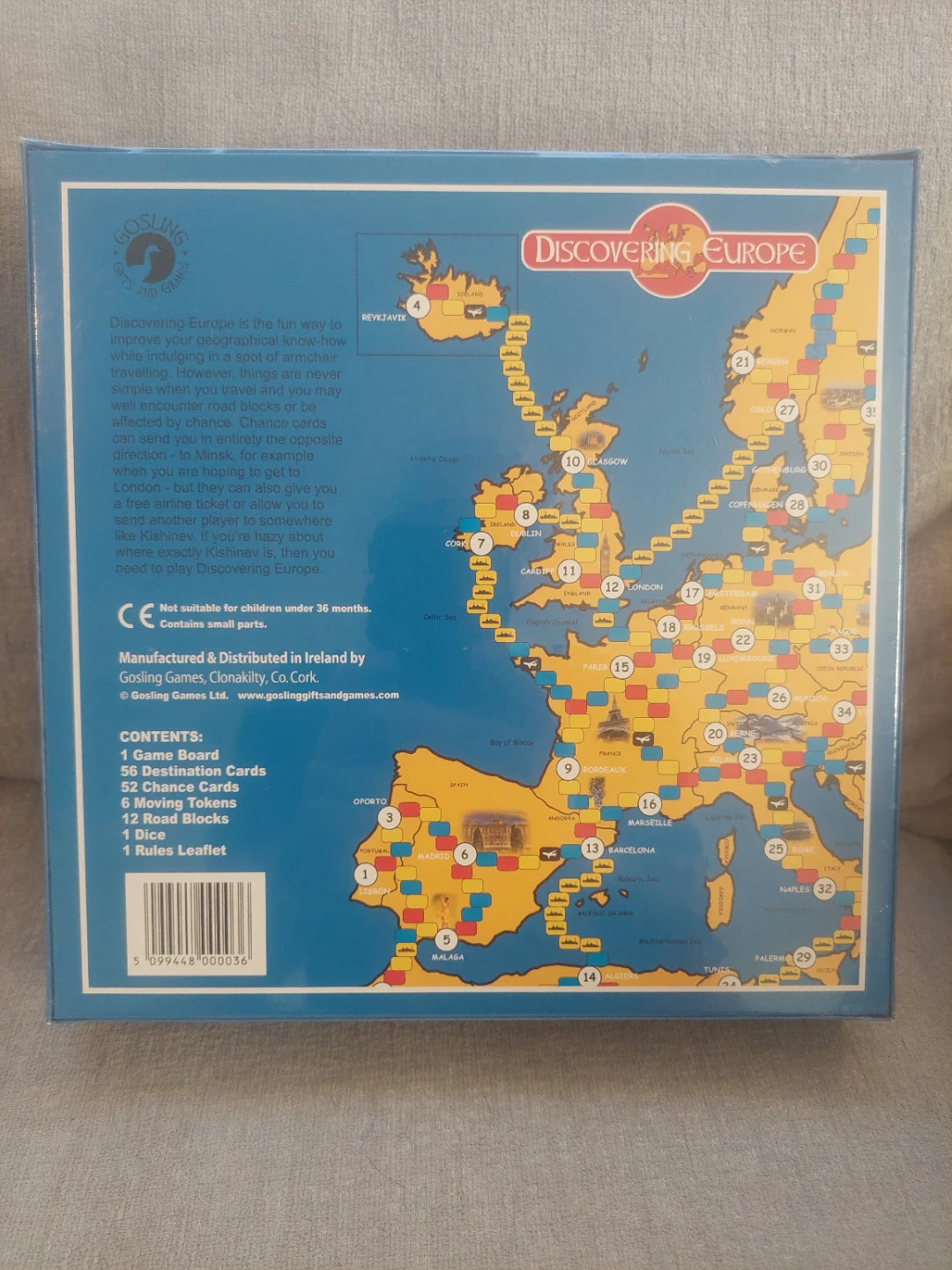 Discovering Europe Board Game - Unopened - photo 2
