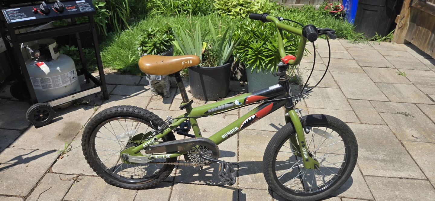 Green Bomber F-18 BMX Bike