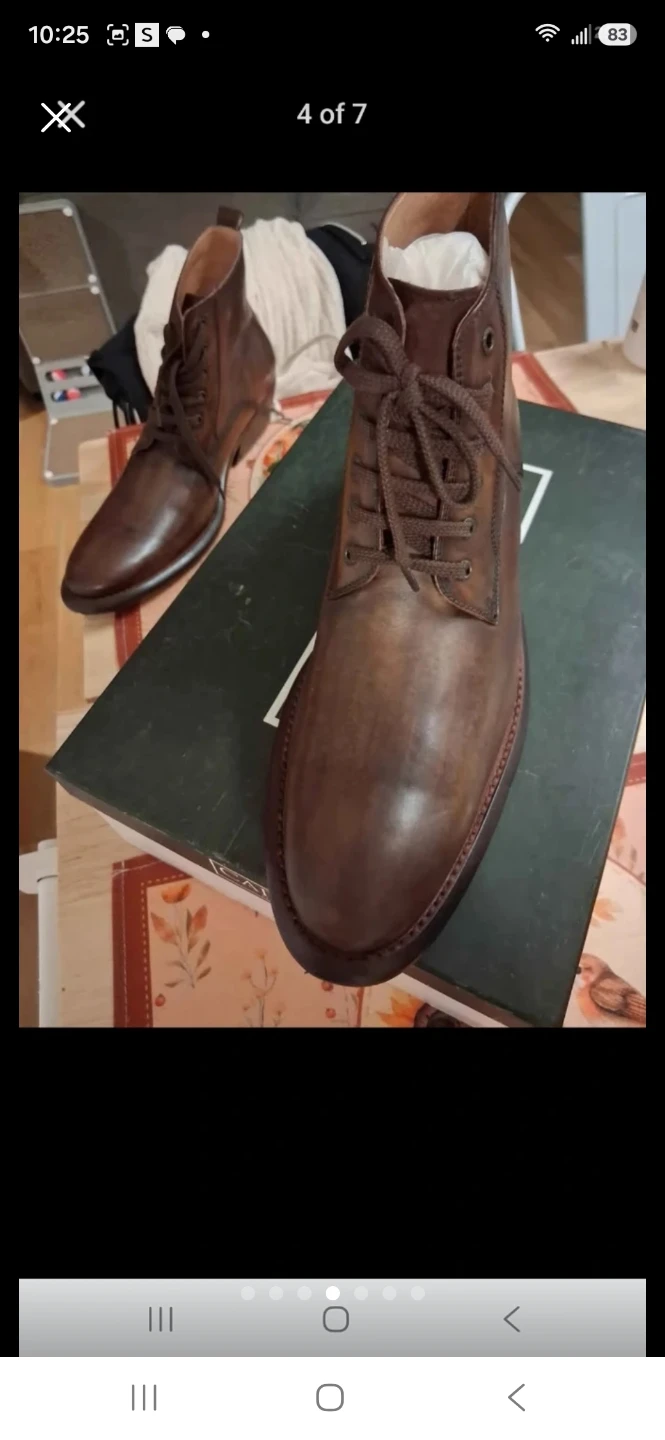 Capori Italy Leather Lace-Up Ankle Boots - photo 3