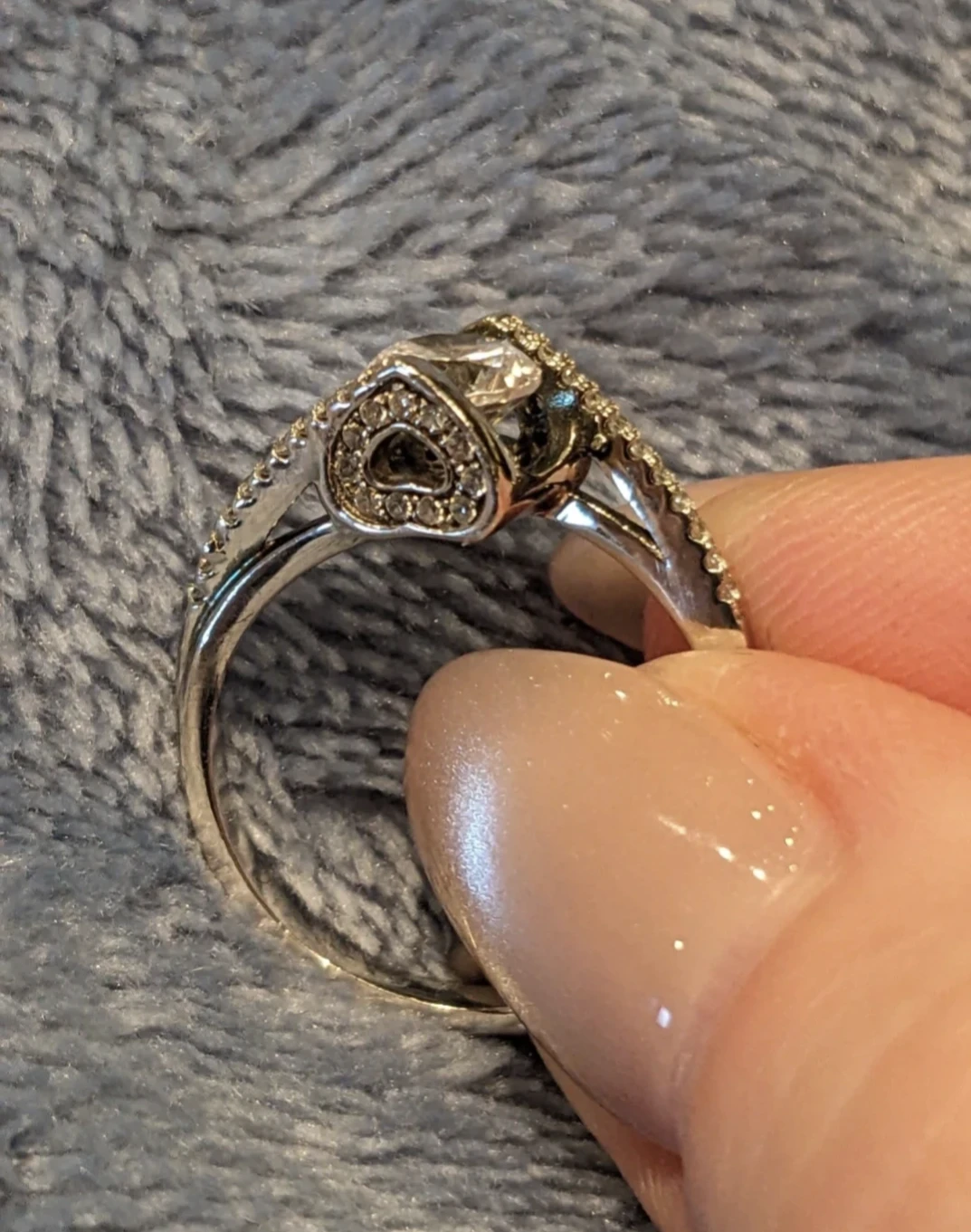 Size 6 Sterling Silver Bypass Ring - photo 2