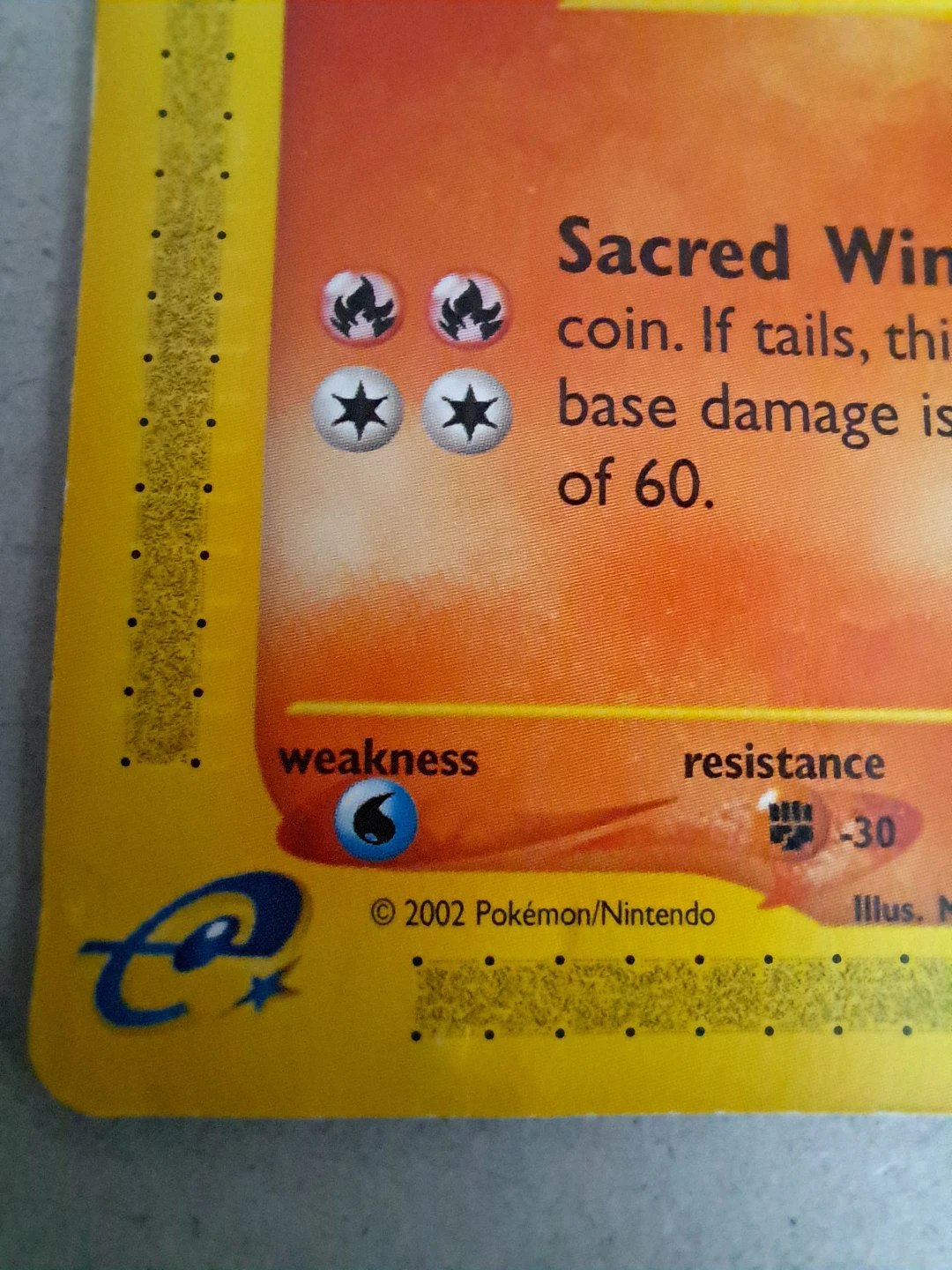 Ho-Oh 52 Pokemon Center NY Promo 2002 DMG - photo 4