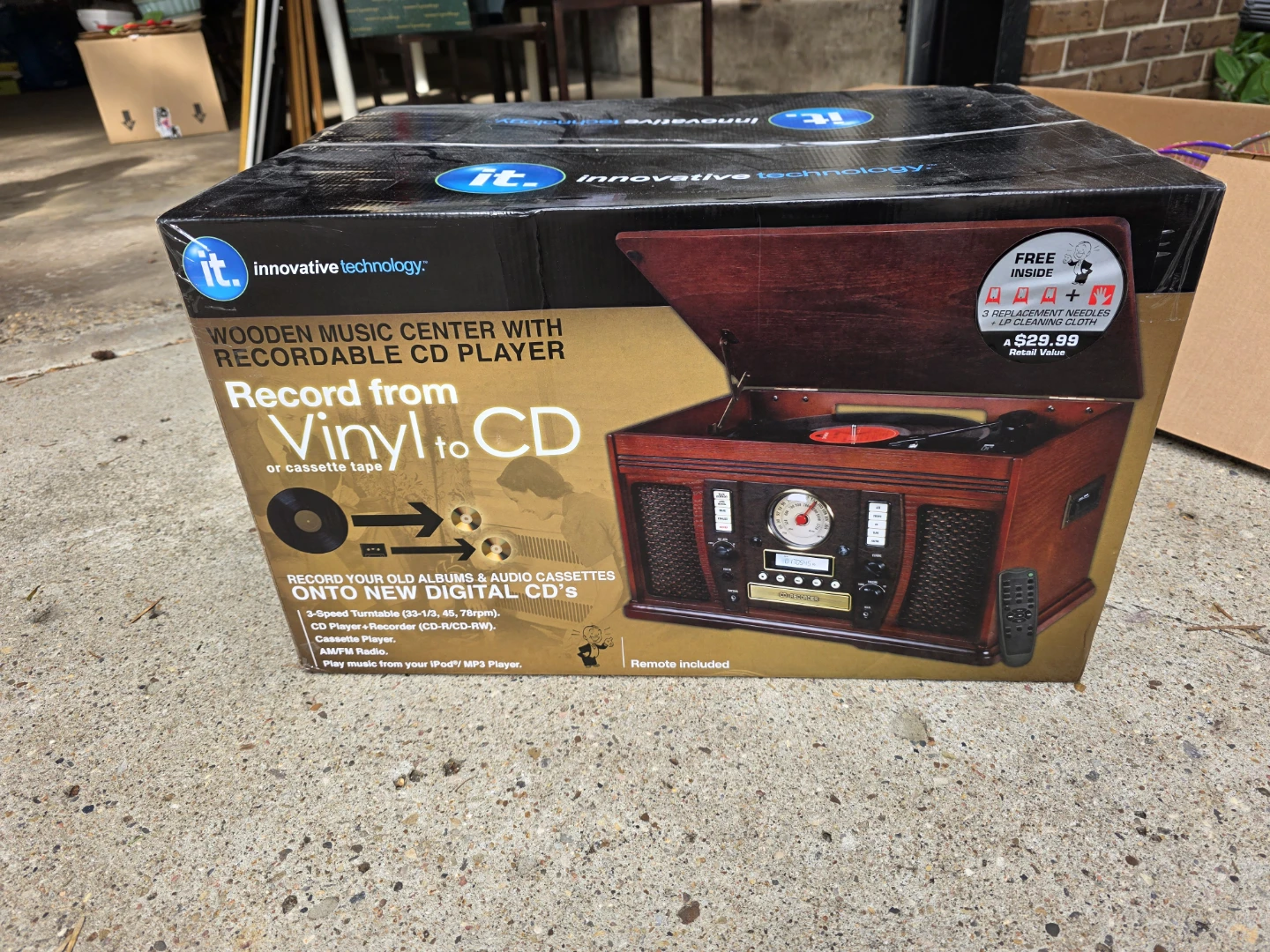 Transfer your Vinyl records and cassettes to CD
